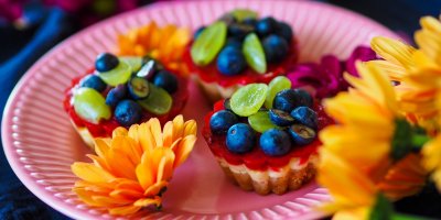 Mini cheesecakes s ovocem