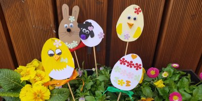 Velikonoční zápichy zvládnou vyrobit i malé děti